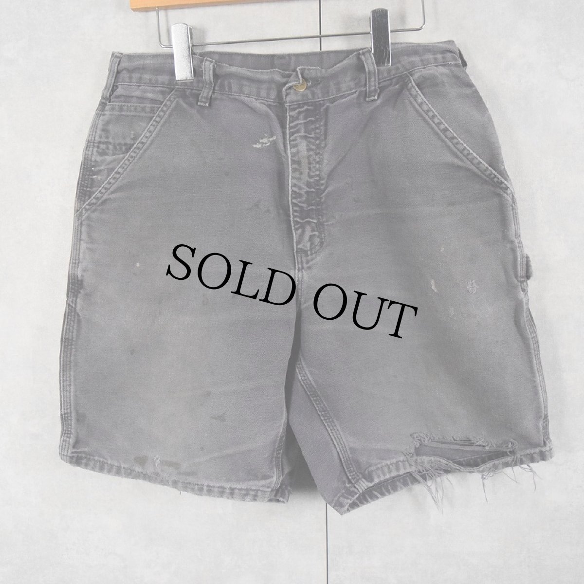 画像1: Carhartt ダックペインターショーツ W33 (1)