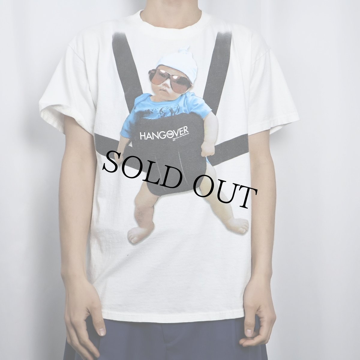 画像2: THE HANGOVER 騙し絵 映画プリントTシャツ L (2)