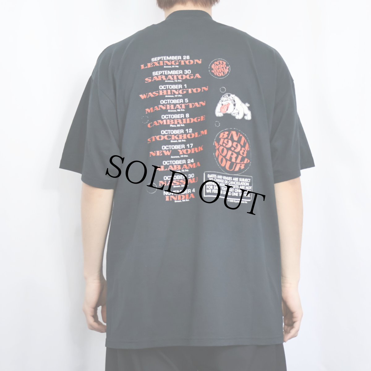 画像3: 90's BNTF WORLD TOUR "ABBEY ROAD" パロディプリントTシャツ XL (3)