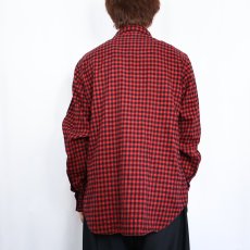 画像3: POLO Ralph Lauren "CLASSIC WESTERN" チェック柄 ヘビーネルウエスタンシャツ M (3)
