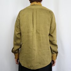 画像3: 60's Sears TAPER "4" 切り替えデザインボタンダウンシャツ M (3)