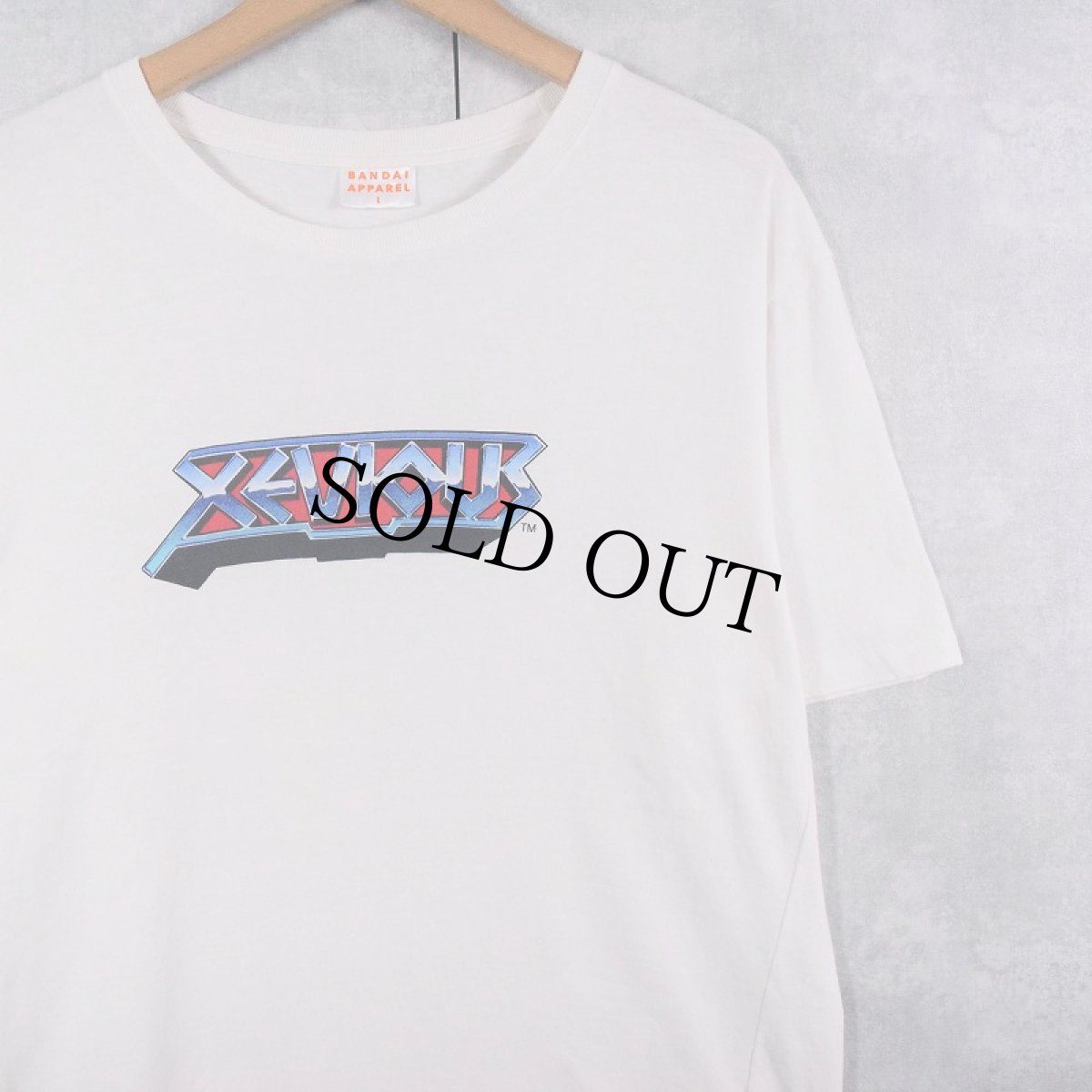 画像1: BANDAI APPAREL "XEVIOUS" シューティングゲームプリントTシャツ L (1)