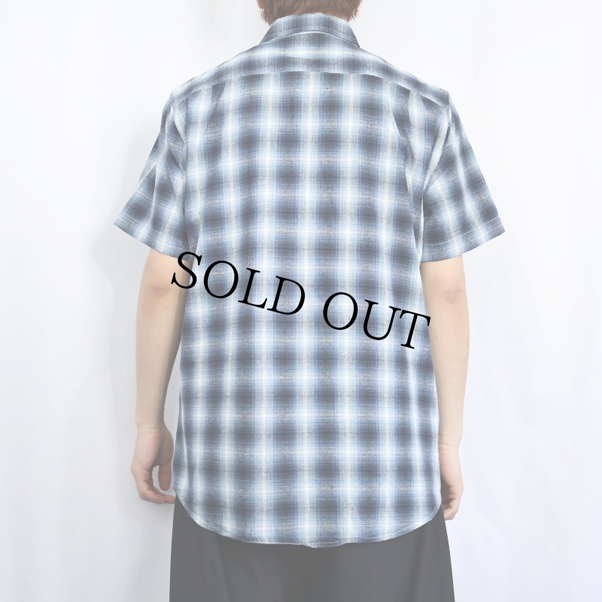 画像3: Ralph Lauren DENIM&SUPPLY オンブレーチェック柄 コットンシャツ M (3)