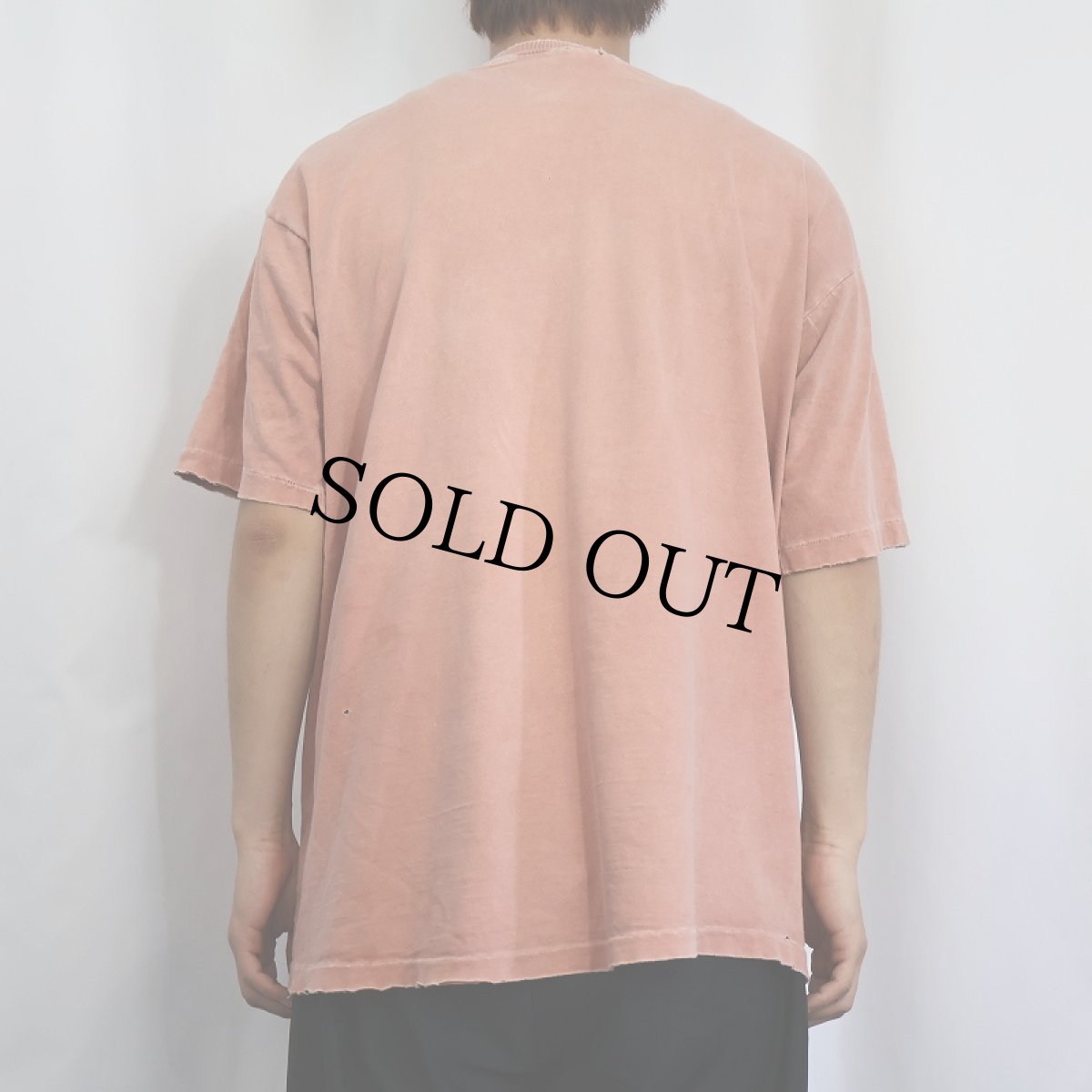 画像3: 90's BANANA REPUBLIC 後染め ロゴプリントTシャツ (3)