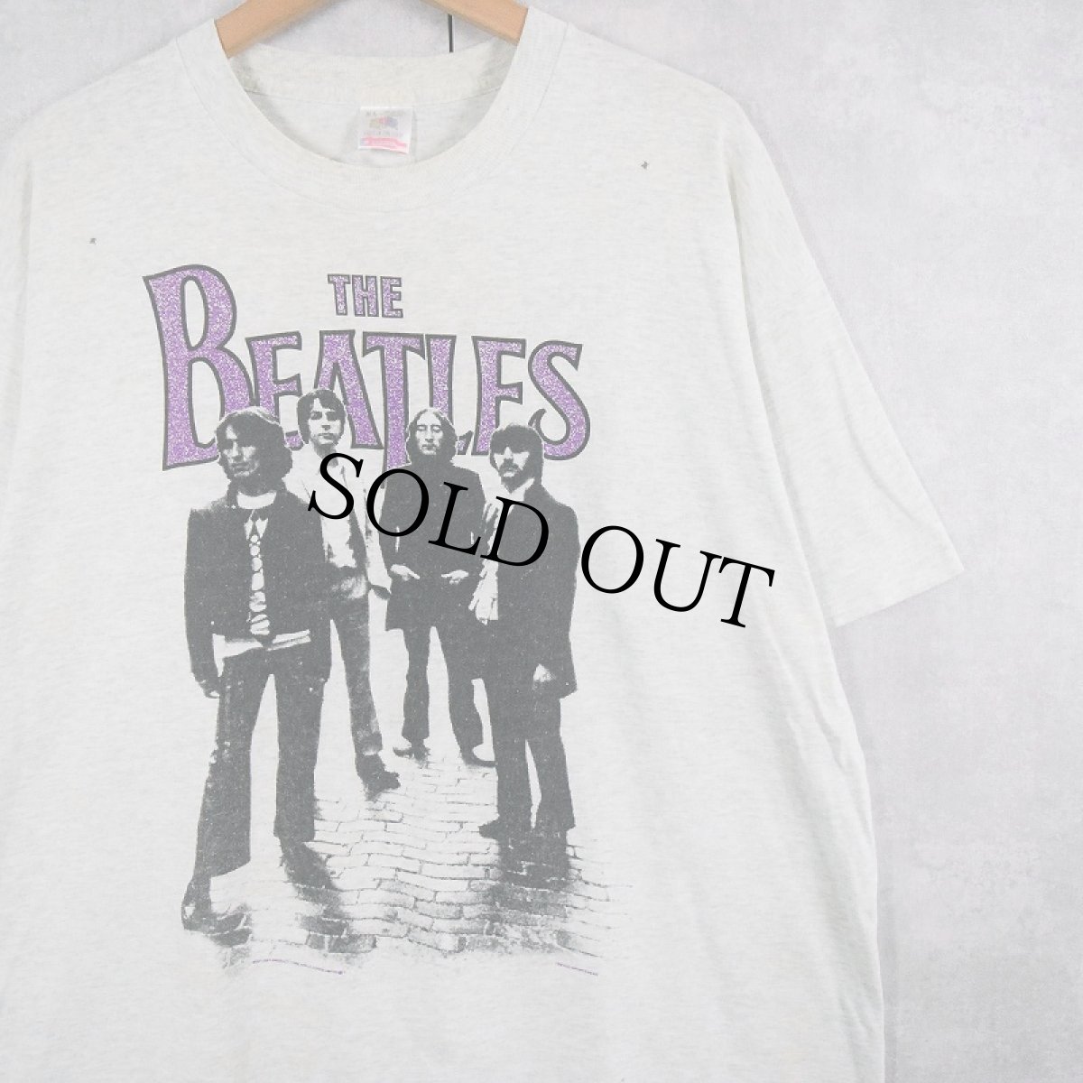 画像1: 90's THE BEATLES USA製 ロックバンドTシャツ XL (1)