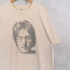 画像1: 90's JOHN LENNON USA製 ミュージシャンプリントTシャツ XL (1)
