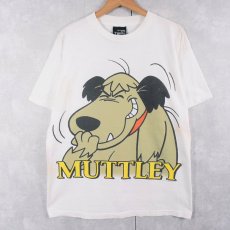 画像1: 90's Wacky Races "MUTTLEY" キャラクタープリントTシャツ L (1)