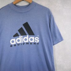 画像1: 90's adidas EQUIPMENT ロゴプリントTシャツ M (1)