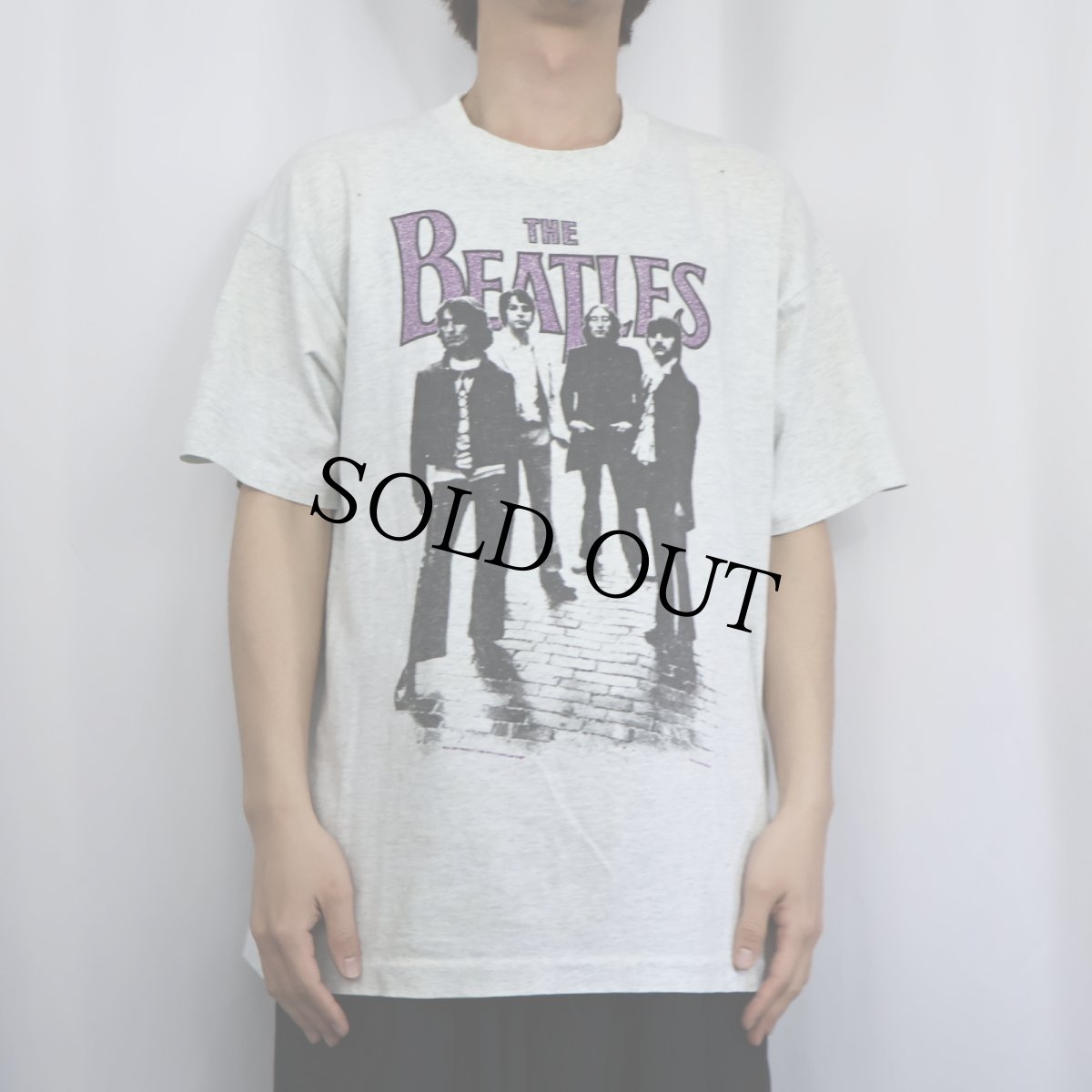 画像2: 90's THE BEATLES USA製 ロックバンドTシャツ XL (2)