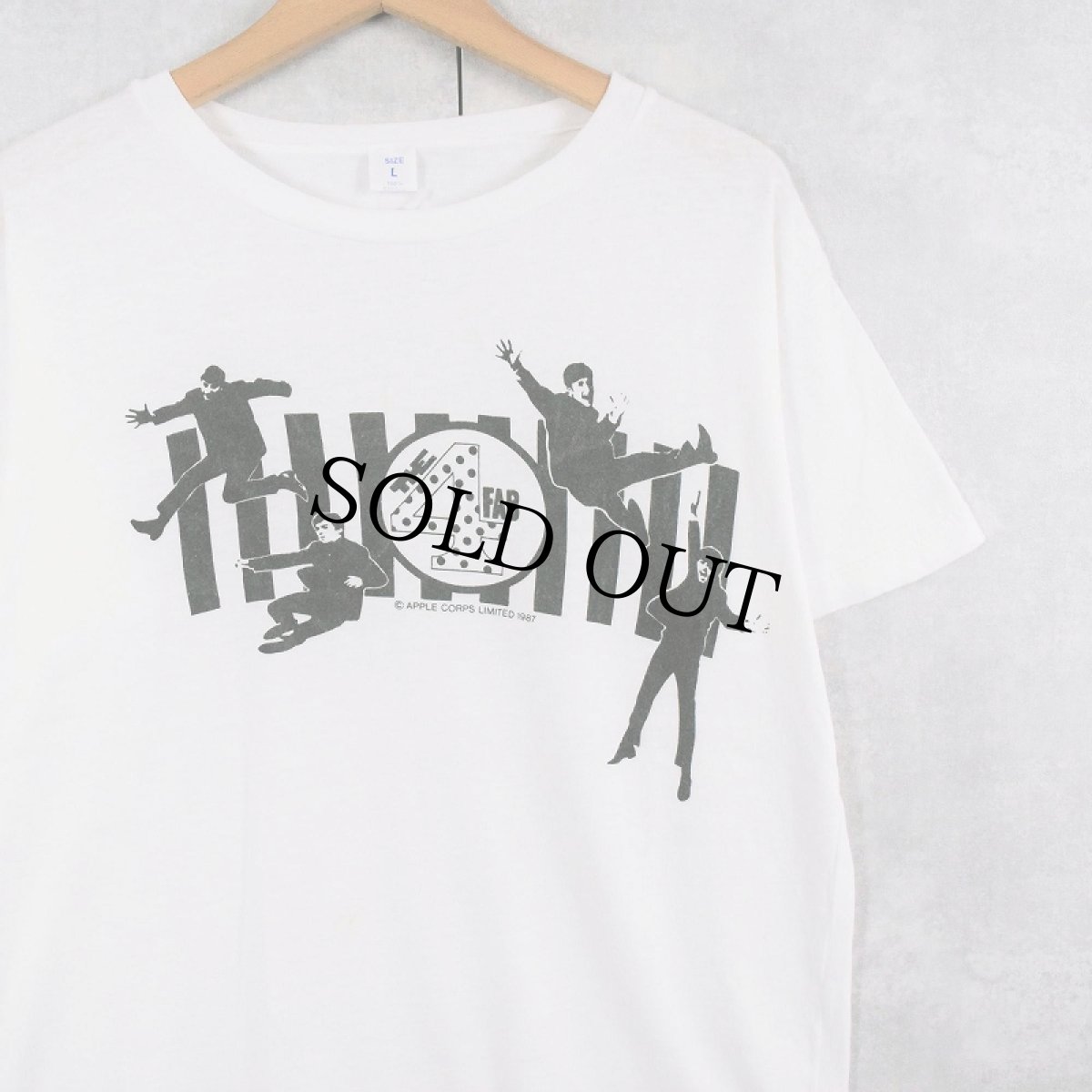 画像1: 90's The Fab Four USA製 "THE BEATLES" トリビュートバンドTシャツ L (1)