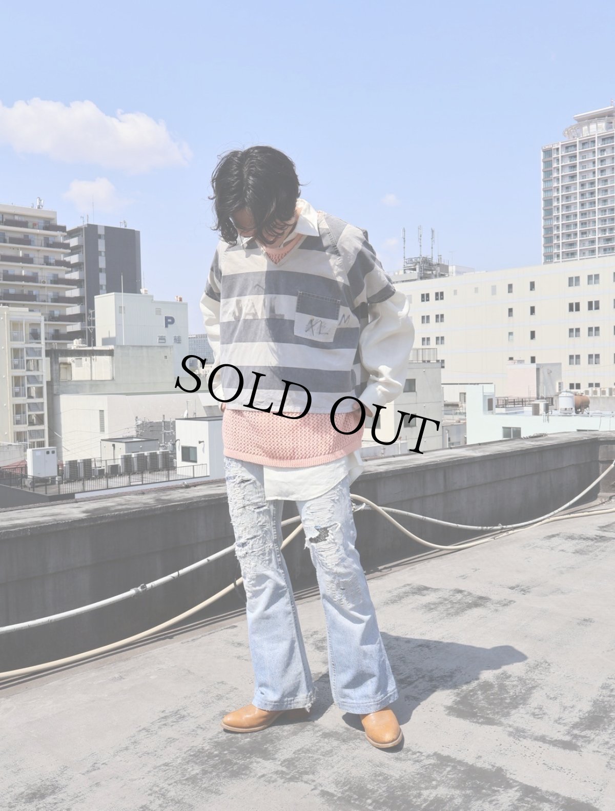 画像4: プリズナーシャツ L (4)