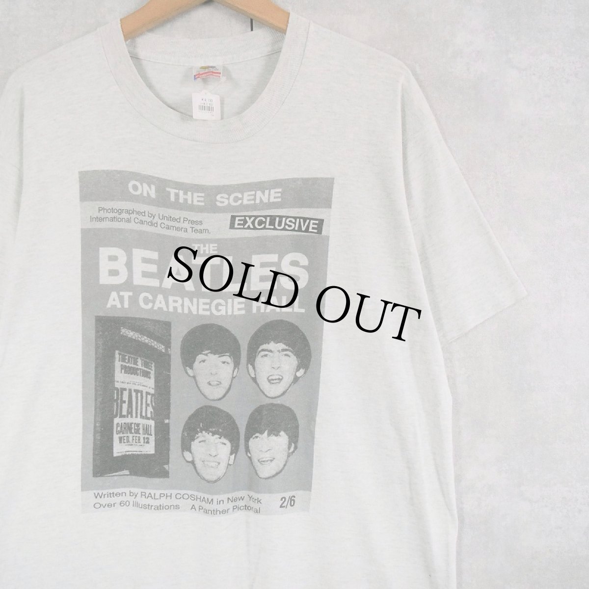 画像1: 90's THE BEATLES USA製 ロックバンドTシャツ L (1)