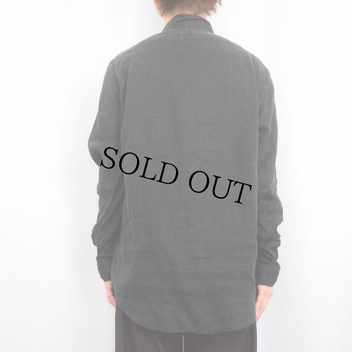 画像3: POLO Ralph Lauren リネンプルオーバーシャツ BLACK L (3)