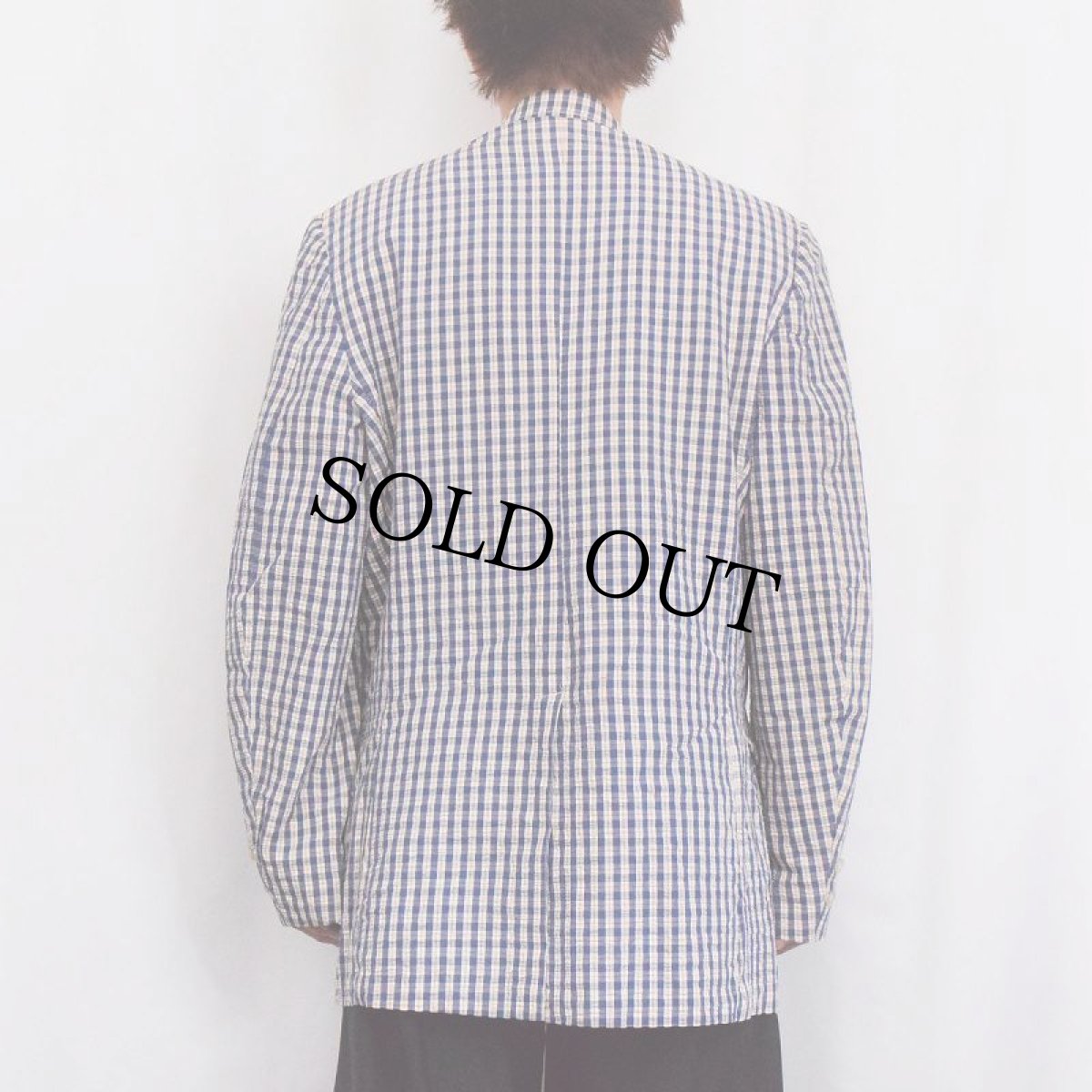 画像3: 70's〜 Brooks Brothers チェック柄 シアサッカーテーラードジャケット (3)