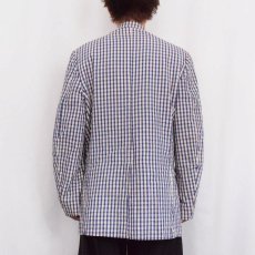 画像3: 70's〜 Brooks Brothers チェック柄 シアサッカーテーラードジャケット (3)