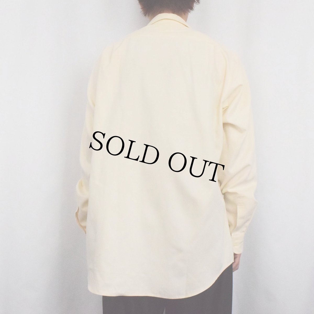 画像3: POLO Ralph Lauren "BONNARD" シルク×コットンオープンカラーシャツ M (3)