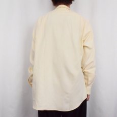 画像3: POLO Ralph Lauren "BONNARD" シルク×コットンオープンカラーシャツ M (3)