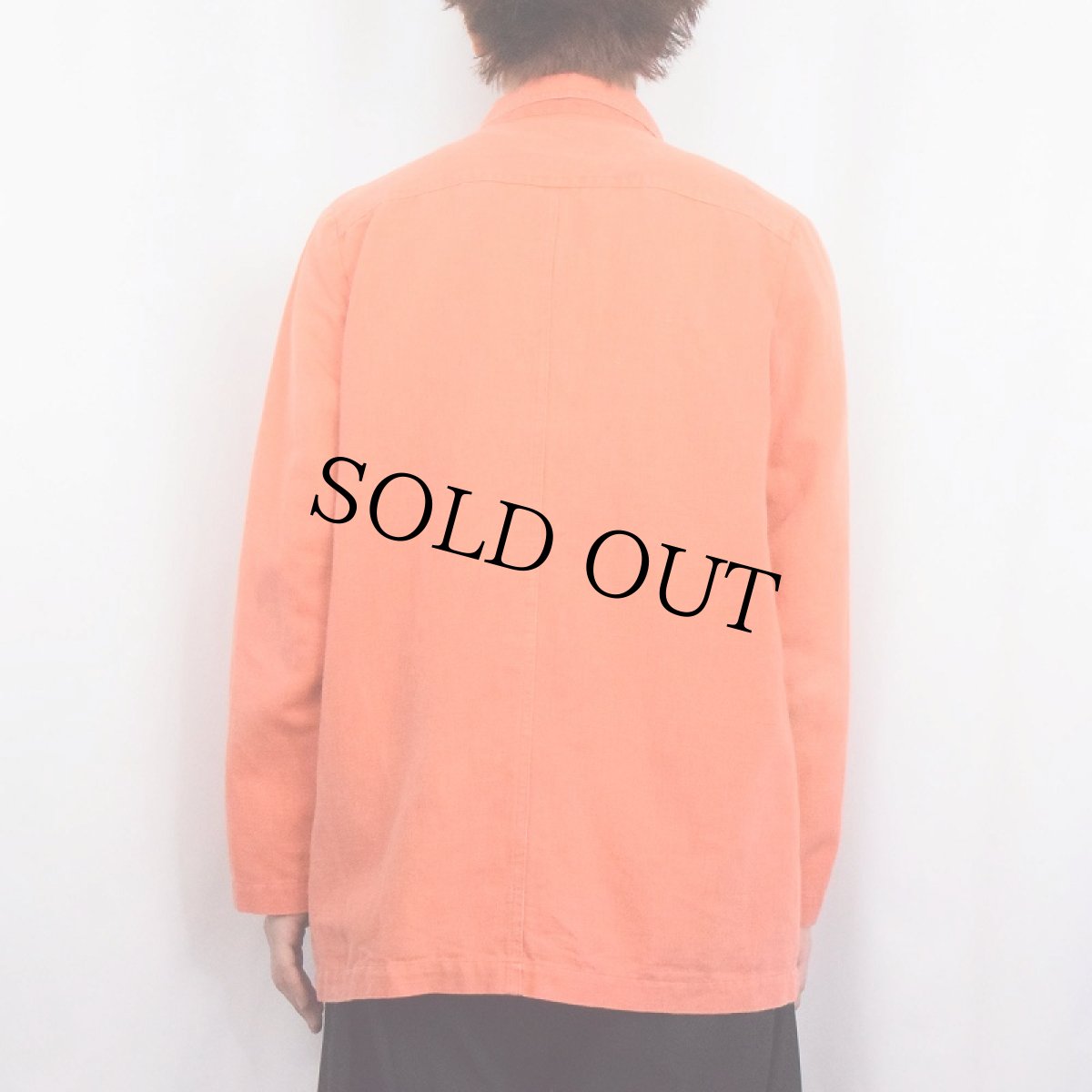 画像3: コットン×リネン サファリジャケット SIZE40 (3)