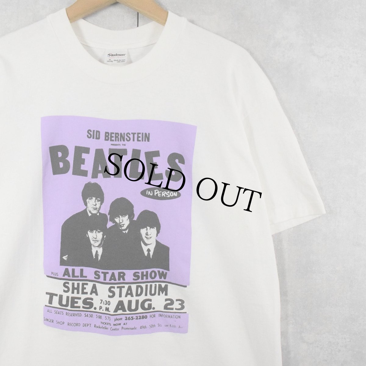 画像1: 90's THE BEATLES USA製 "SHEA STADIUM" ロックバンドTシャツ XL (1)