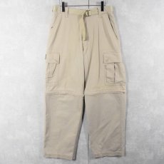 画像2: ABERCROMBIE&FITCH デタッチャブルデザイン 2WAYコットンカーゴパンツ S (2)