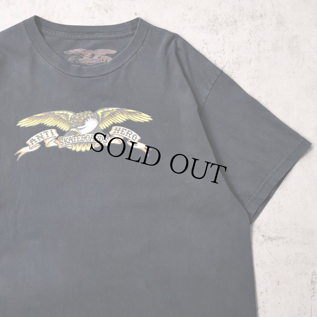 画像1: ANTI HERO SKATEBOARDS イーグルプリントTシャツ BLACK L (1)