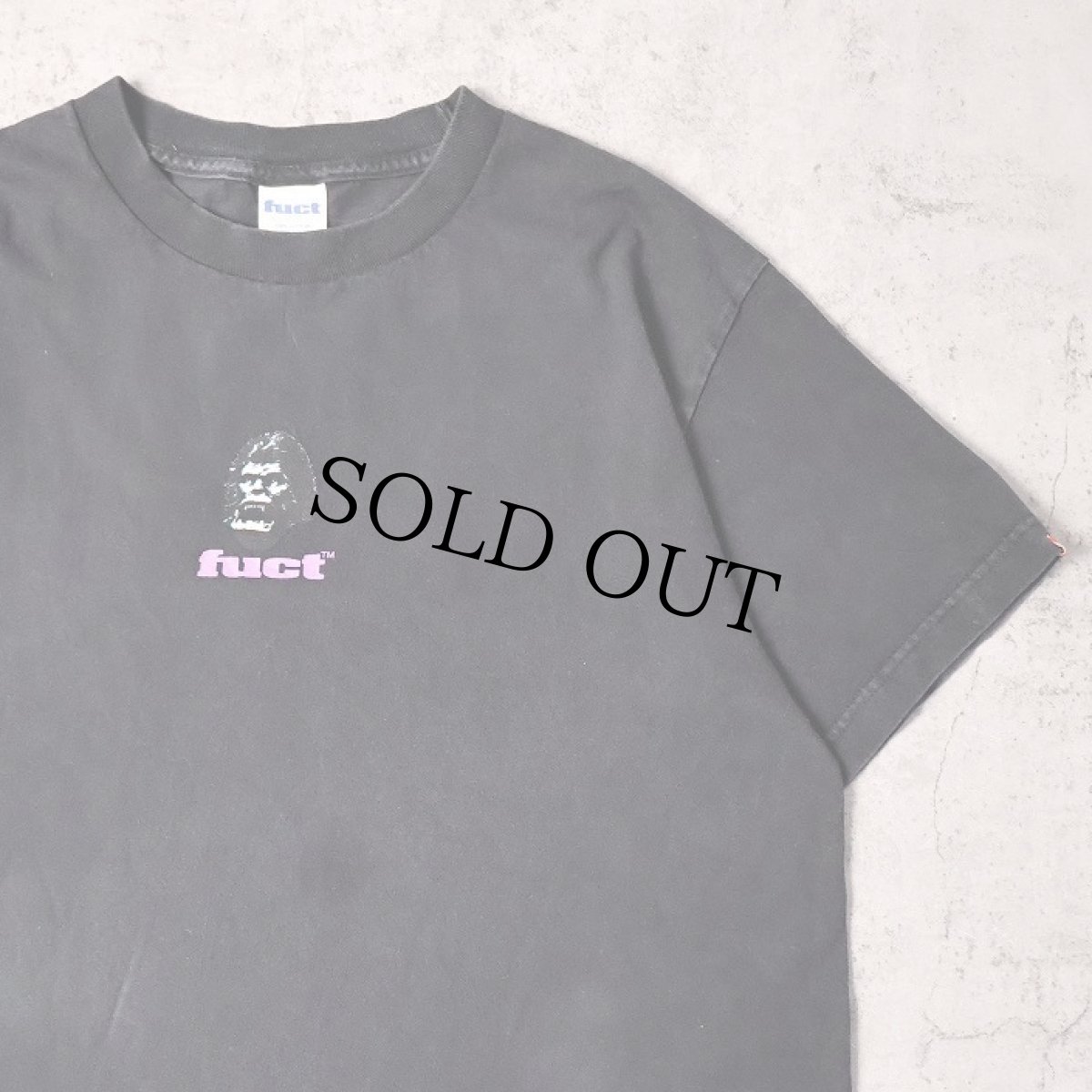 画像1: FUCT skateboards USA製 プリントTシャツ BLACK (1)