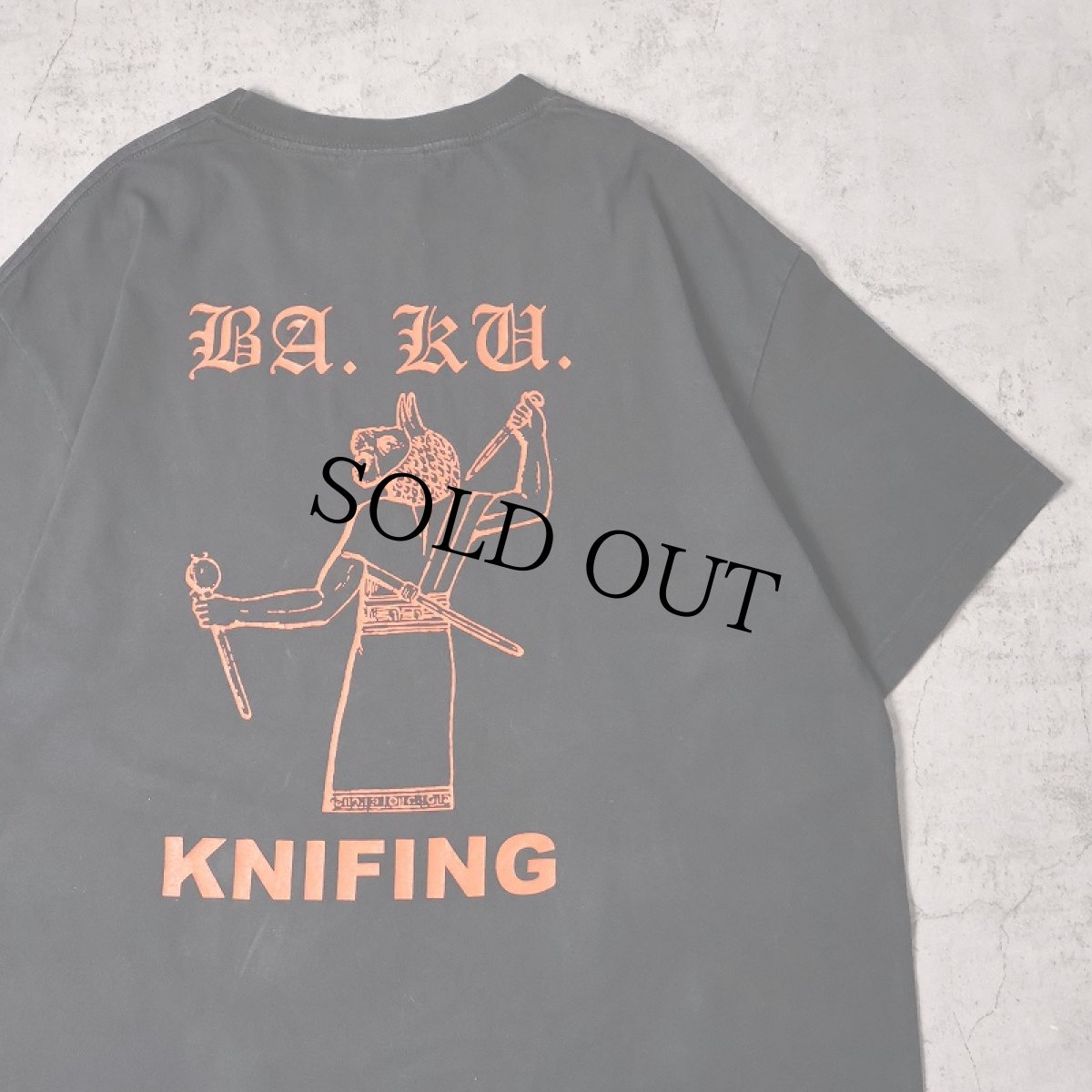 画像2: SKULL SKATES CANADA製 "BA. KU. Blood Throne" プリントTシャツ BLACK XL (2)