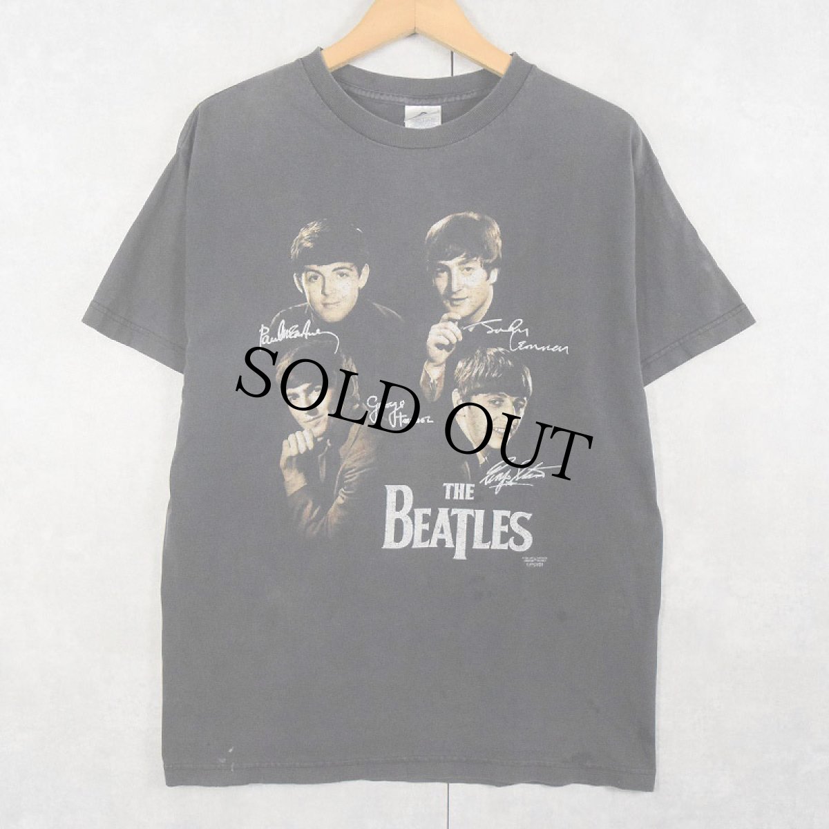画像1: 2001 THE BEATLES USA製 ロックバンドTシャツ M (1)