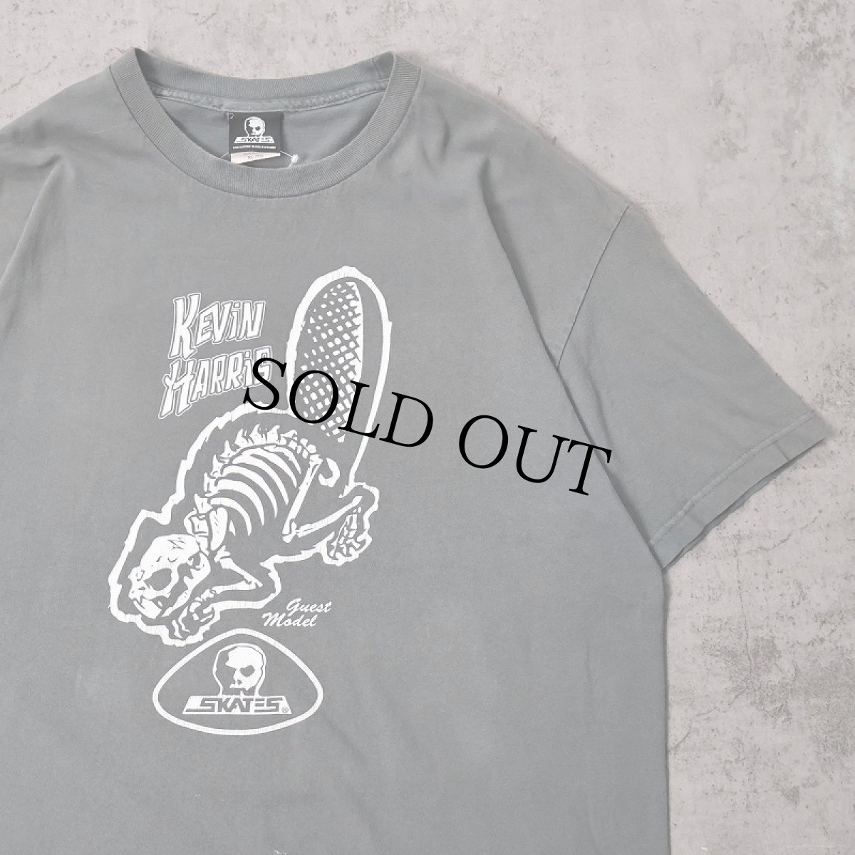 画像1: SKULL SKATES CANADA製 "Kevin Harris" プリントTシャツ BLACK XL (1)