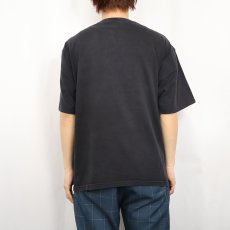 画像3: 90's TULTEX レイヤードデザイン 無地Tシャツ BLACK L (3)