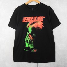 画像1: Billie Eilish "My Future" ミュージシャンフォトプリントTシャツ BLACK L (1)