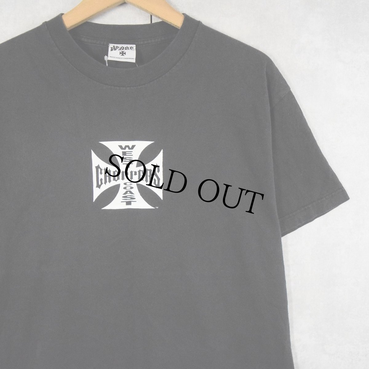 画像2: WEST COAST CHOPPERS ロゴプリントTシャツ BLACK L (2)