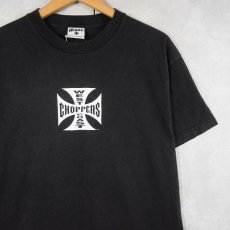 画像2: WEST COAST CHOPPERS ロゴプリントTシャツ BLACK L (2)