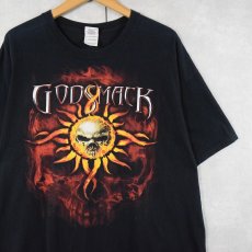 画像1: 2000's Godsmack "MASSCHAOS TOUR 2012" ヘヴィメタルバンドプリントTシャツ BLACK XL  (1)