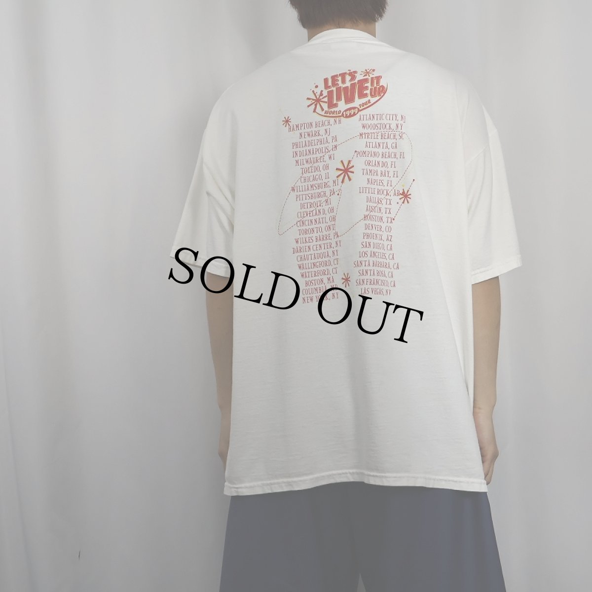 画像3: 90's THE BRAIN SETZER ORCHESTRA バンドツアーTシャツ XL (3)