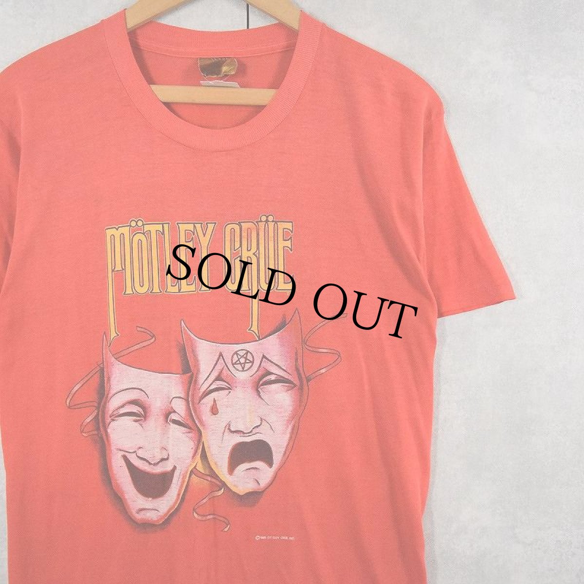 画像1: 80's MOTLEY CRUE "Theatre of Pain” ヘヴィメタルバンドツアーTシャツ (1)