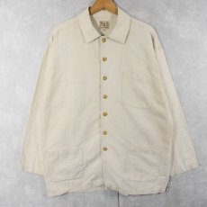 画像1: PUR & SIMPLE コットン×リネン ジャケット SIZE4 (1)