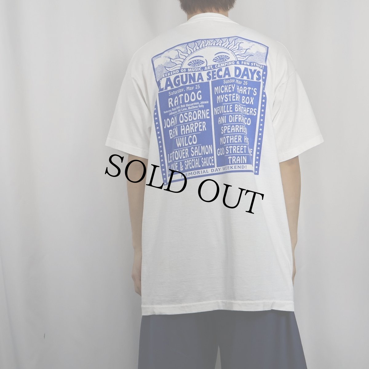 画像3: 90's USA製 ”LAGUNA SECA DAYS” プリントTシャツ 白 XL (3)