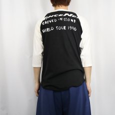 画像3: 90's VINCE NEIL ヘヴィメタルバンドツアー リメイクラグランTシャツ  (3)