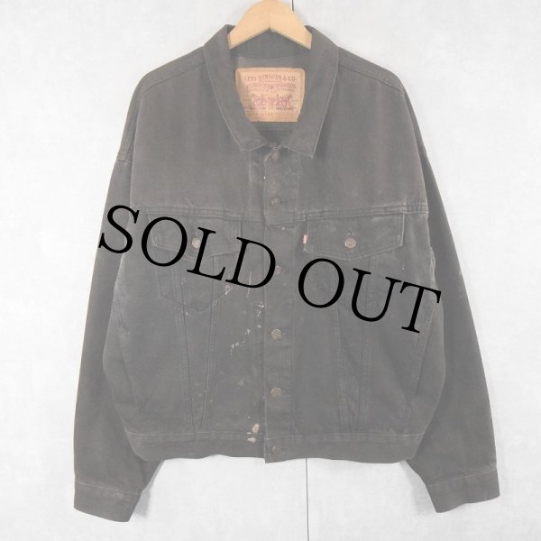 90s 90年代 リーバイス アメリカ製 黒 ブラック Gジャン│ヴィテージ