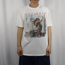 画像2: 90's FOREIGNER "head games” ロックバンドツアーTシャツ (2)