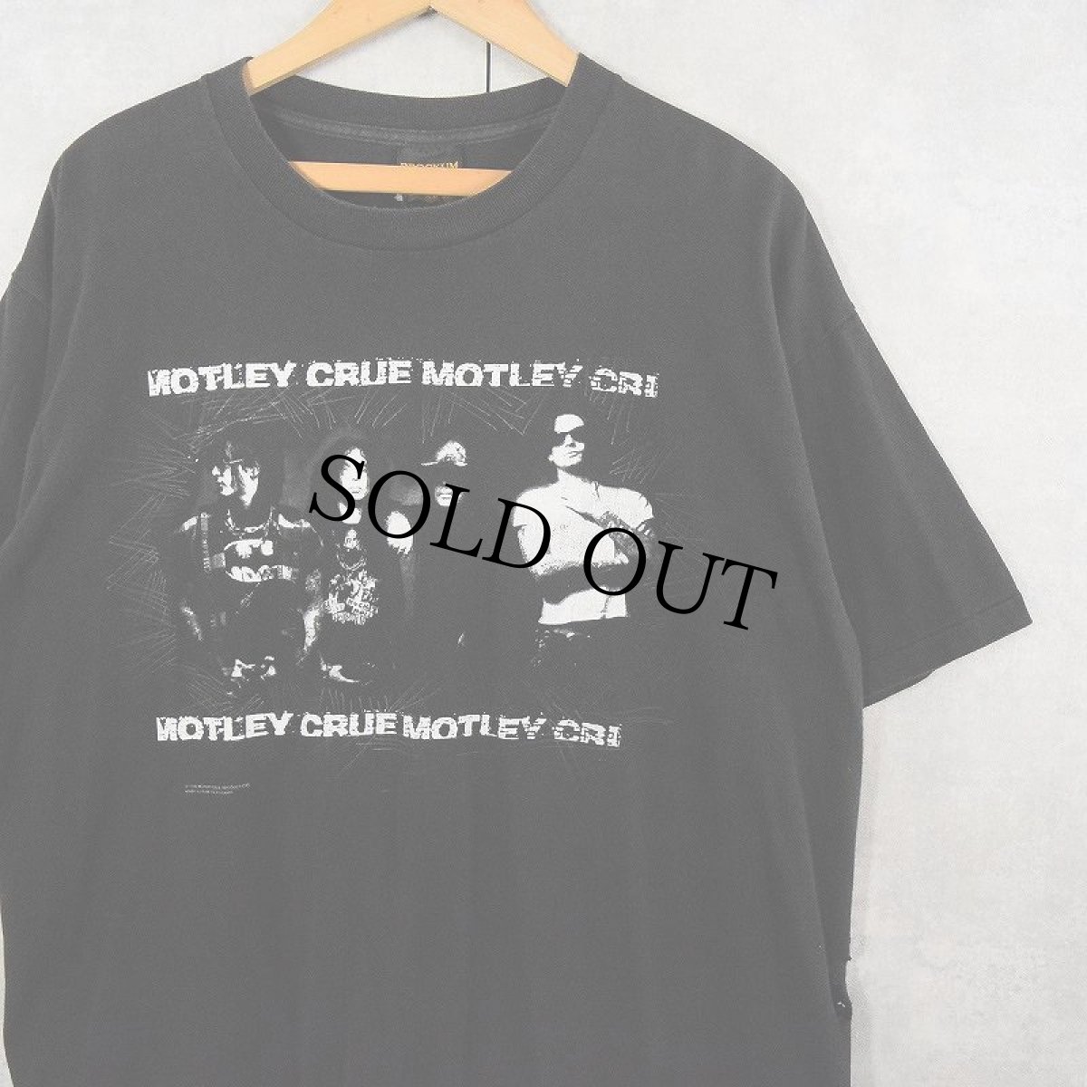画像1: 90's USA製 MOTLEY CRUE ヘヴィメタルバンドTシャツ BLACK (1)