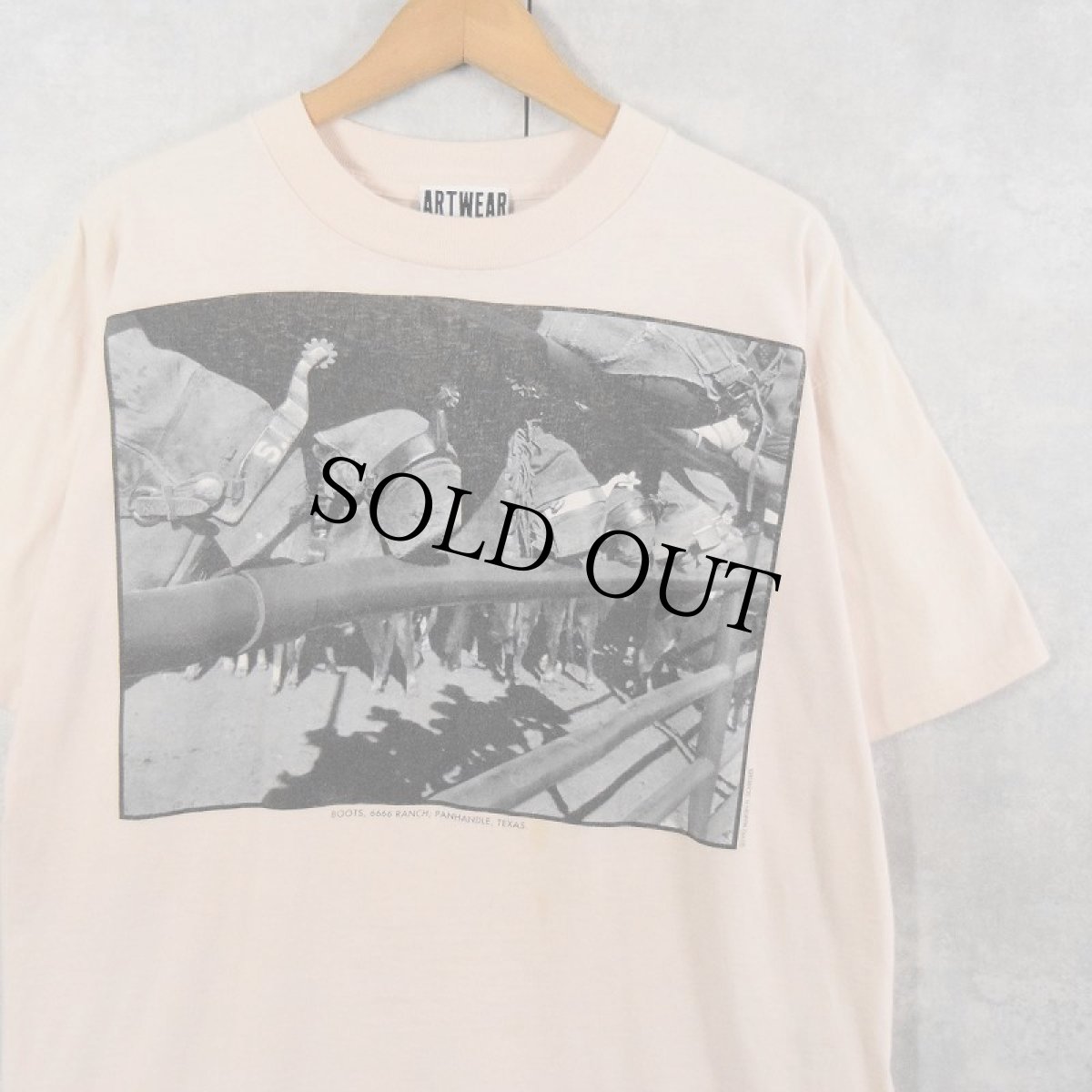 画像1: 90's MARTIN HM. SCHREIBER USA製 フォトプリントTシャツ L (1)