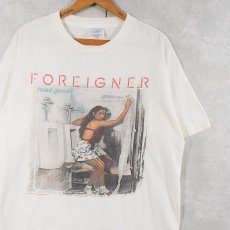 画像1: 90's FOREIGNER "head games” ロックバンドツアーTシャツ (1)