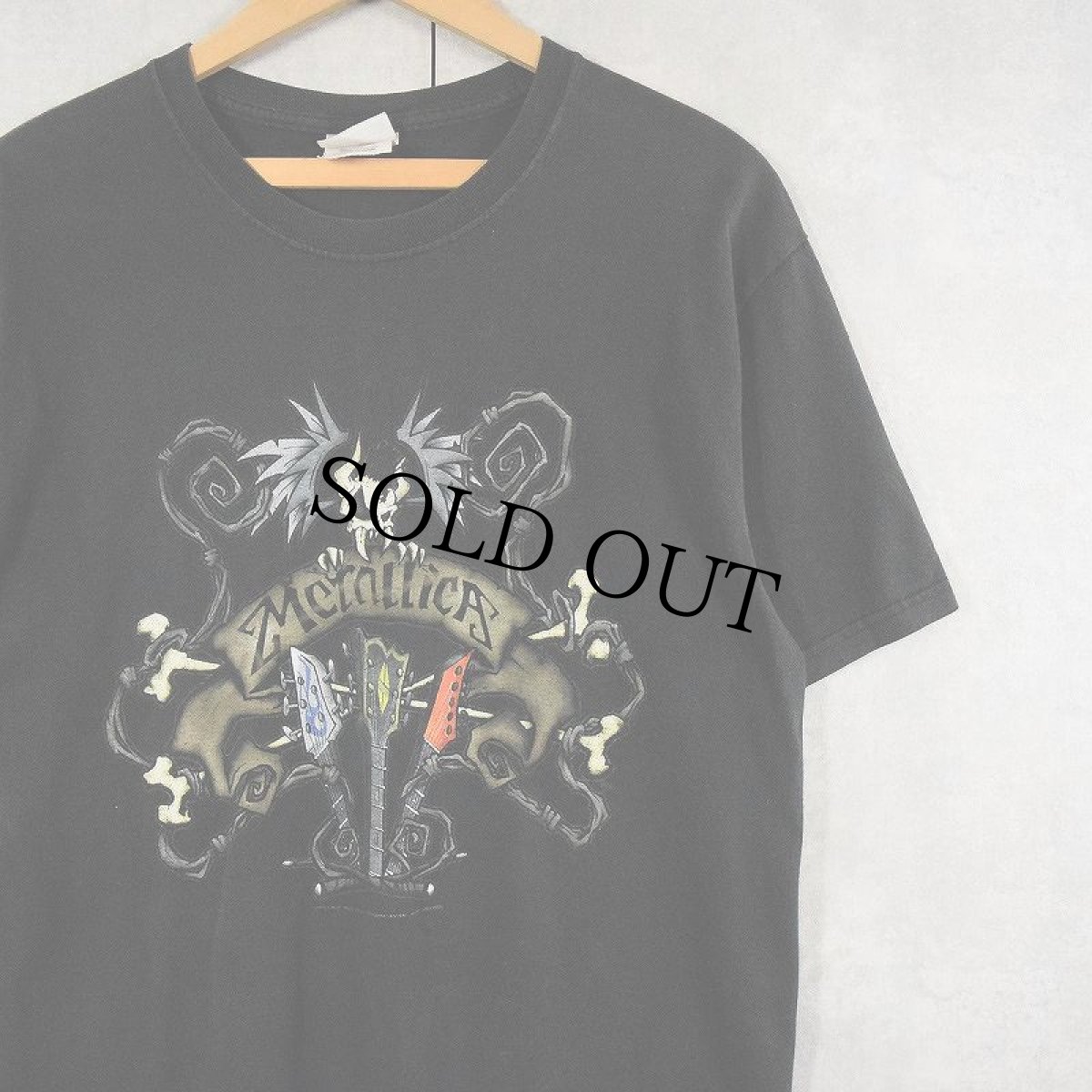 画像1: 2000's METALLICA ヘヴィメタルバンドプリントTシャツ M (1)