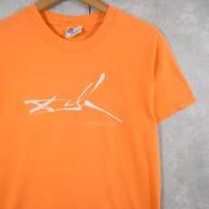 画像1: 2000's SALVADOR DALI 芸術家サインプリントTシャツ S (1)