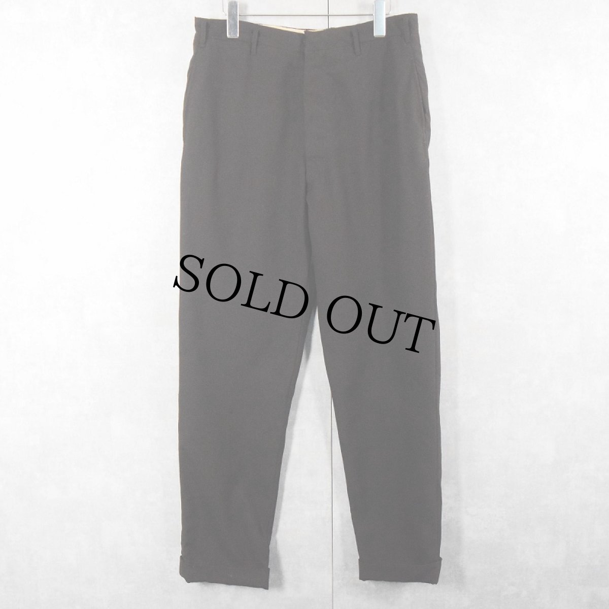 画像1: 50's〜 ノータックスラックス BROWN W32 (1)