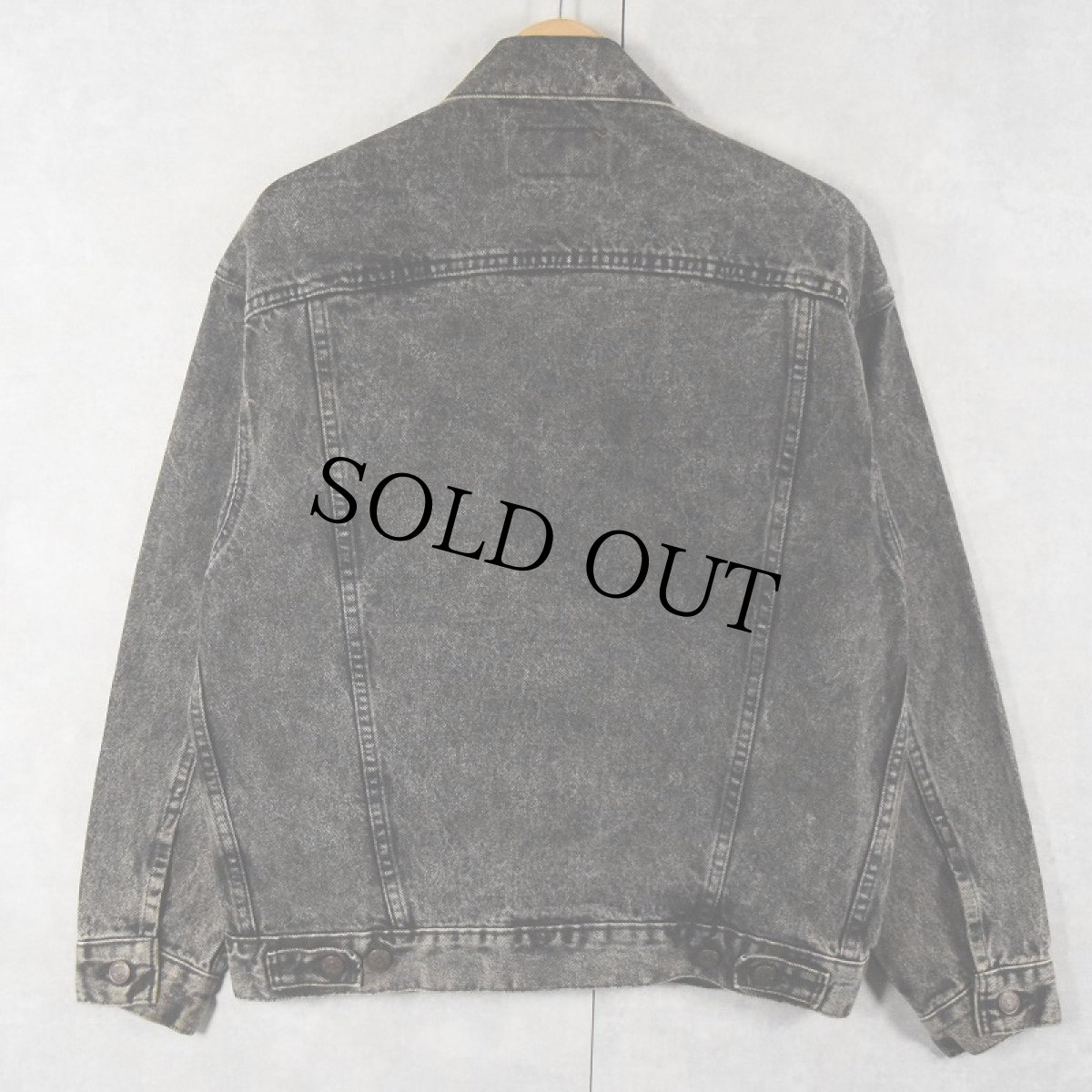 画像2: 90's Levi's 70507 USA製 ブラックデニムジャケット (2)