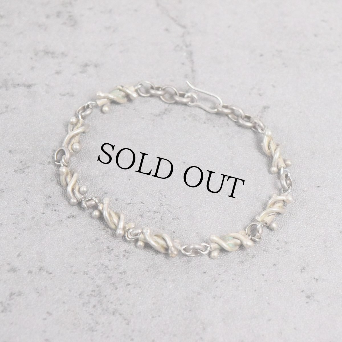 画像1: RORAN "Old Silver Bracelet" ブレスレット (1)