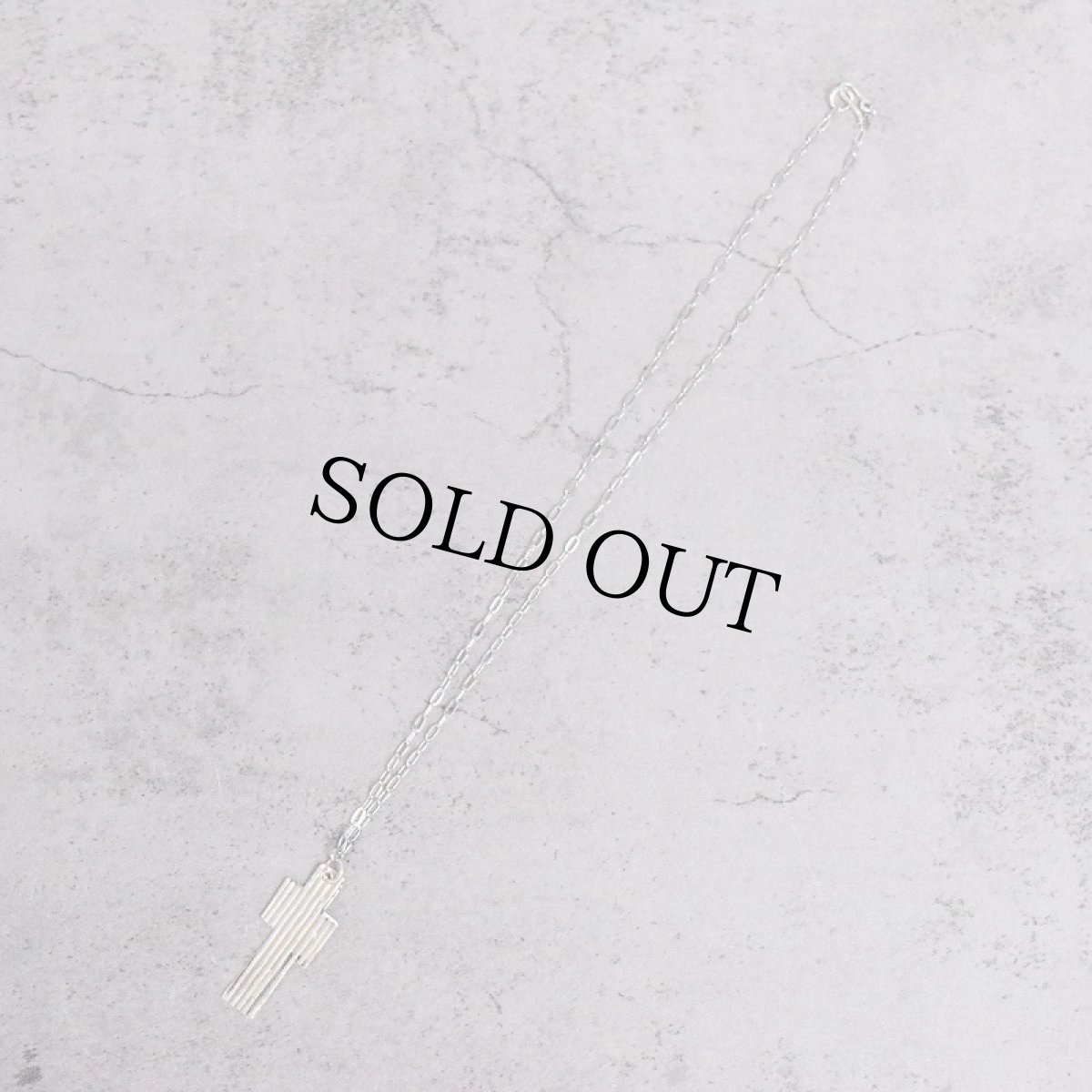 画像2: RORAN "Old Silver×Stainless Chain" ネックレス (2)